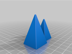 looney pyramides personnalisé 3d print model - Mito3D