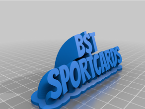 sportcards customized 3d print model - Mito3D