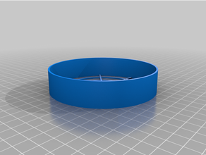 customized filter holder ring 3d print model - Mito3D