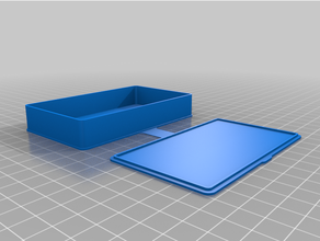 Unternehmen Karte Box angepasst 3d print model - Mito3D