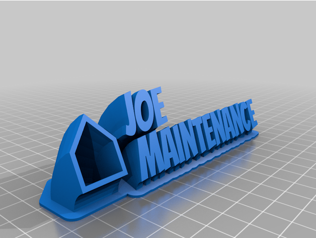 joe maintenance 3D print model - Mito3D