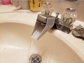 faucet extender 3d print model - Mito3D