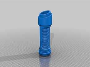 niño Talla sable luz empuñadura 3 4 cloruro polivinilo tubo 3d print model - Mito3D