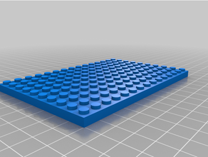 Lego base personalizado 3d print model - Mito3D