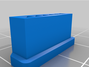 angepasst Stift Header Startseite Mantel Jumper cut outs 3d print model - Mito3D