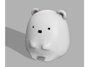 Sumikko polaire ours 3d print model - Mito3D