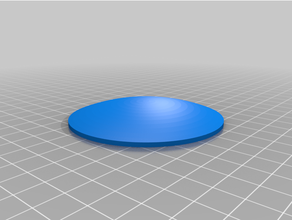 200mm planen konvex kugelförmig angepasst 3d print model - Mito3D
