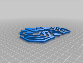 Spinne Puzzle ara armbar 3d print model - Mito3D