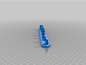 allyboo ti amo personalizzato 3d print model - Mito3D