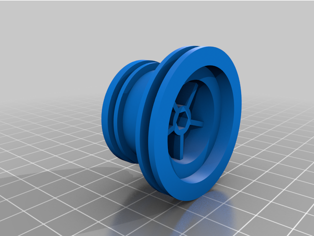 mn90 rc crawler wheel 3D print model - Mito3D