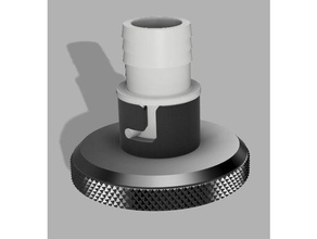 intex pool bayonet adapter hose spool holder swimming swimmingpool vacuum 3d print model - Mito3D
