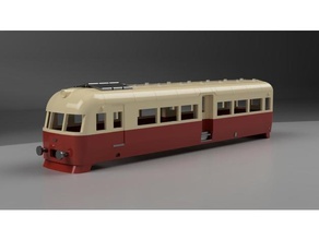 dp railcar hon35 model railway train tgr 3d print model - Mito3D