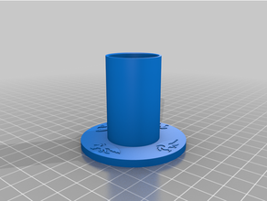 Dampf Stock mod Base Drachen Stabilität Tube Dampfen 3d print model - Mito3D
