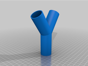 tubo adattatore 32mm personalizzato parametrico 3d print model - Mito3D