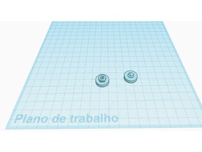 bot parà Abiti pulsante fissaggio 3d print model - Mito3D