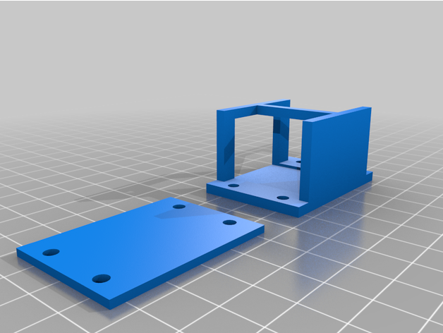 suport pila 9v 3D print model - Mito3D