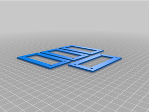 suporte lcd 16x02 3d print model - Mito3D