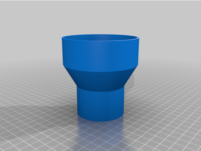 customized simple parametric funnel 3d print model - Mito3D