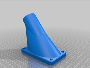 flag pole holder 3d print model - Mito3D
