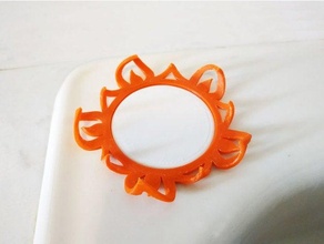 sun soap dish 3d print model - Mito3D