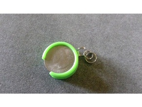 key chain coin holder keychain 3d print model - Mito3D
