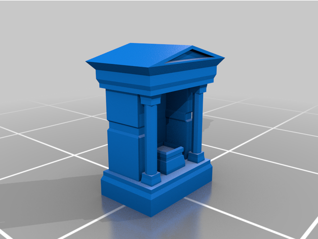 Everquest altar edificio ceremonial mmo santuario tabernáculo vídeo juego 3D print model - Mito3D