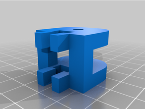 suporte gt2 preguiçoso eixo agarrador i3 graberi3 polia 3d print model - Mito3D