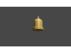 poly bell lowpoly 3d print model - Mito3D