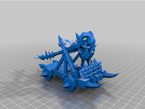 wild catapult - dnd warmachine 3d print model - Mito3D