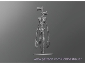 siren head dnd dungeons dragons tabletop 3d print model - Mito3D