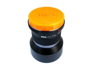 micro thirds rear lens cap cover camera lenscap mft olympus panasonic 3d print model - Mito3D