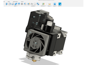 e3d hemera ventilador guarda Urso prusa i3 3d print model - Mito3D