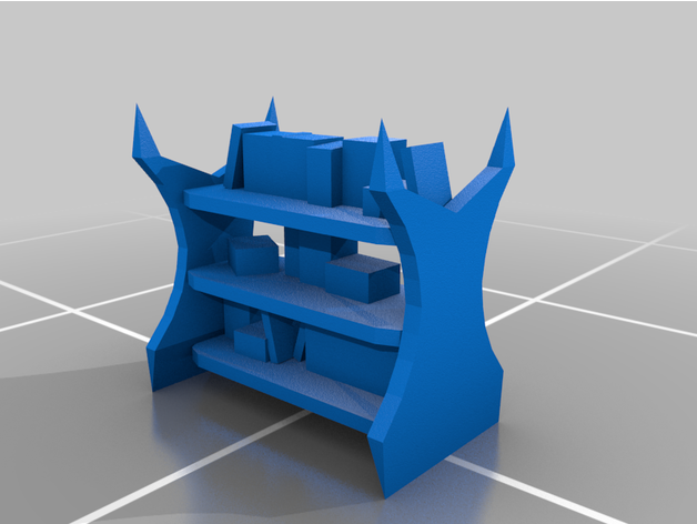 bookshelves books x2 book bookshelf everquest mmo shelf video game 3D print model - Mito3D