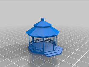 Kiosko edificio Everquest mmo modelo estructura vídeo juego 3d print model - Mito3D