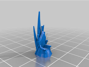 Everquest dragonbone trono hueso continuar mmo vídeo juego 3d print model - Mito3D