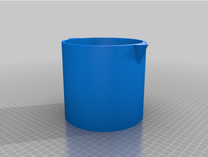 remixed container & lid automatic pet feeder 3d print model - Mito3D