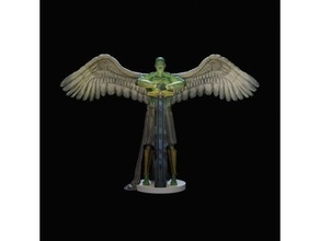 angel planetar dnd mini miniature monster roleplay roleplaying game 3d print model - Mito3D