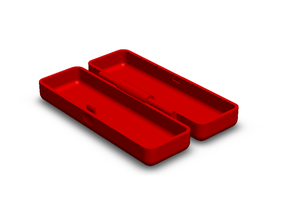 petit boîte charnière pleinement assemblé charnire menue boite récipient 3d print model - Mito3D