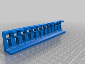 magnetic rack 15ml tubes science tube 3d print model - Mito3D