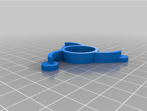 anet et4 57mm spool adapter customized 3d print model - Mito3D