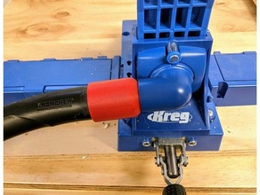 kreg jig k5 karcher vacuum adapter 3d print model - Mito3D