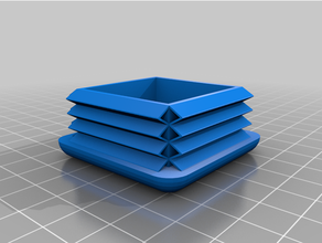 test 1 squat rack cap customized 3d print model - Mito3D
