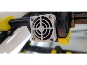 40mm 50mm 60mm ventilador filtro habitação 40 mm duto monte 3d print model - Mito3D