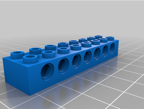 customized lego-compatible brick 3d print model - Mito3D