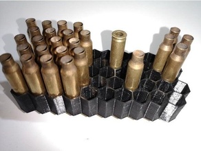 223 tray - 50 rounds rem ammo reloading 3d print model - Mito3D