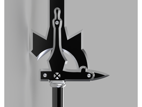 elucidador Kirito's espada cosplay suporte arma adereços espadas arte conectados 3d print model - Mito3D