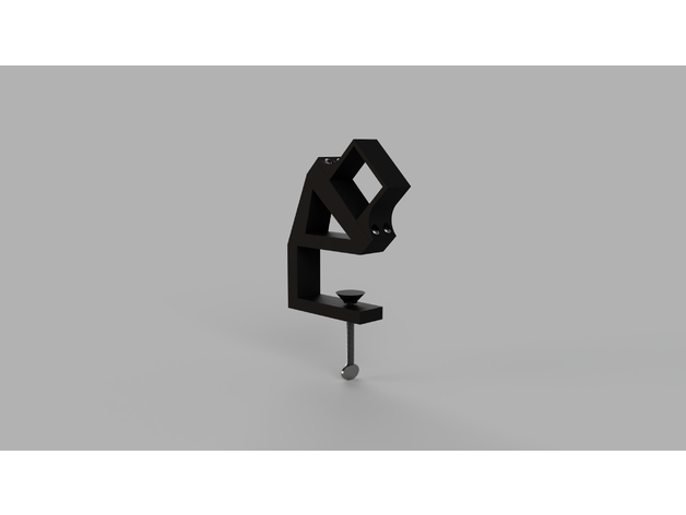 Leistung Streifen Schreibtisch montieren Ikea Linnmon 3D print model - Mito3D