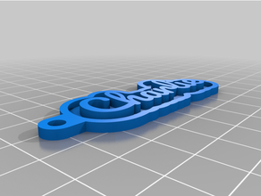 personalizado chave Charlie 3d print model - Mito3D