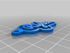 personalizzato chiave catena rylee 3d print model - Mito3D