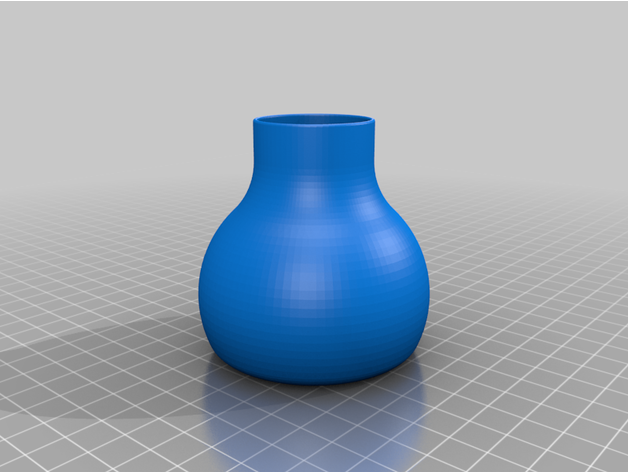 small vase flower 3D print model - Mito3D